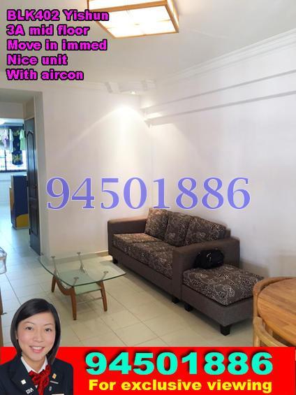 Blk 402 Yishun Ring Road (Yishun), HDB 3 Rooms #127588042